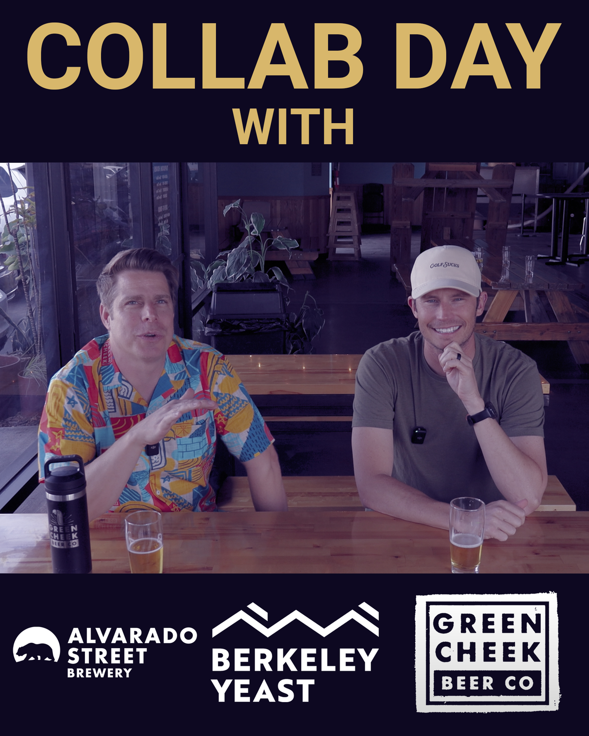 Collab Day: Green Cheek, Alvarado St. Brewery and Berkeley Yeast